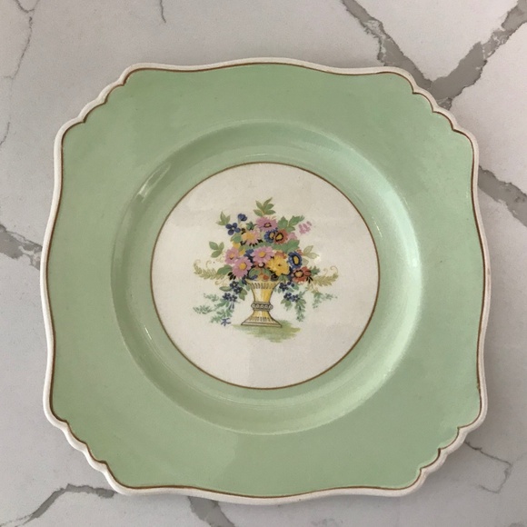 Vintage Royal Winton Grimwades Square Luncheon Plate 8.75” - Picture 1 of 6